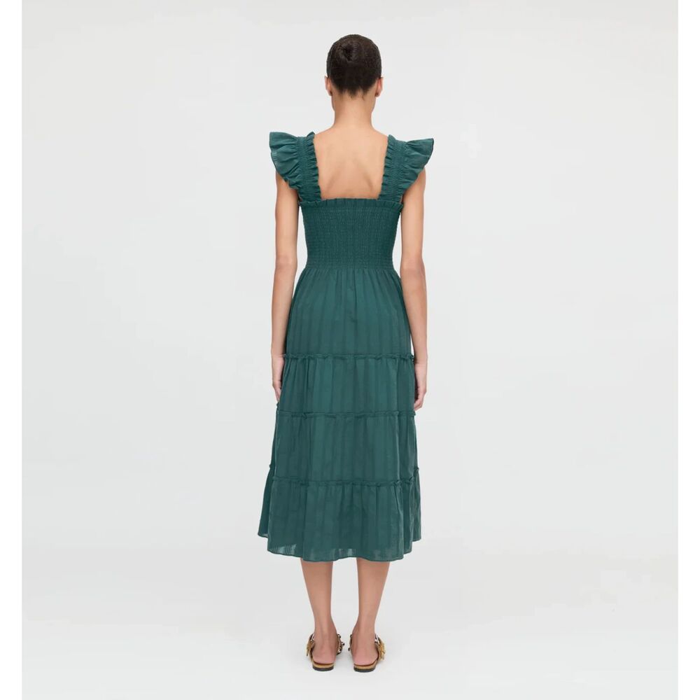 NWT Hill House Ellie Nap Dress Midnight Green Women's Size Small - Picture 2 of 4